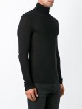 turtleneck slim-fit sweatshirt