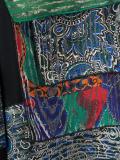 layered multiple prints dress