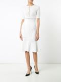 lace-up front dress