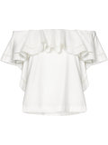 ruffled off the shoulder top