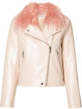 Blush Taffy biker jacket