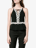 sleeveless peplum blouse 