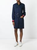 belted shirt dress