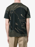 Rockstud panther print T-shirt