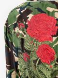 camouflage print robe