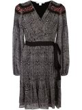 printed wrap dress 