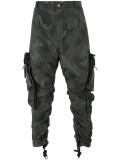 twill camouflage cargo trousers