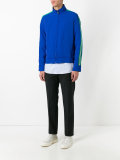 Sports logo trim jacket