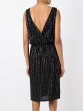 glitter pinstripe dress