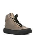 Argyle hi-top sneakers