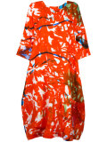 patterned shift dress