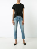 tapered cropped jeans