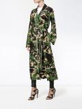 camouflage print robe