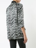 three-quarter sleeve blazer