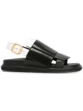 fringed Fussbett sandals