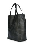 camouflage print shopping tote