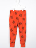 logo print trousers