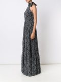 high neck gown 