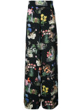 nature print trousers 