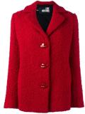 bouclé buttoned jacket