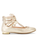 Mini Belgravia lace-up flats