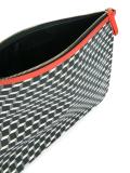 geometric print clutch