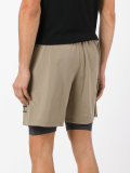 layered cycle track shorts