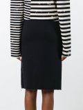 zip up fitted skirt