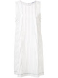 pinstripe mini dress