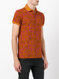 paisley print polo shirt