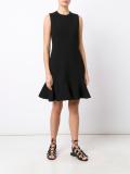 peplum hem dress