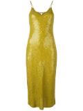 sequinned fitted dress