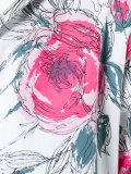 floral print cropped shirt