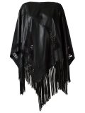fringed poncho