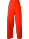 straight leg trousers