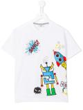 space print T-shirt