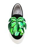 'Tropical Leaf'无带板鞋