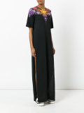 side-slit embellished maxi dress