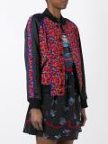 floral print bomber jacket