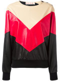 chevron pattern sweatshirt 