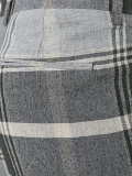 plaid tailored trousers