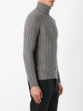 cable knit turtleneck jumper
