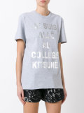 metallic logo T-shirt