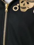 skull print hoodie dress
