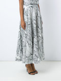graphic print skirt