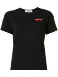 embroidered heart T-shirt 