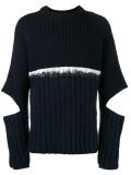 split sleeve jumper