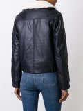 shearling collar aviator jacket