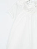 crochet detail blouse 