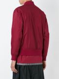 double effect inset bomber jacket